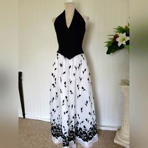 Vintage 1980 Prom Dress Evening Gown
